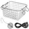 2L Ultrasonic Cleaner Stainless Steel Ultrasonic Cleaner Digital Heater Timer Jewelry Cleaning for Commercial Personal Home Use(2L)