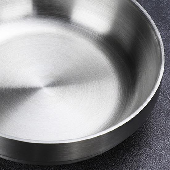 Небольшое блюдо, двухслойная изоляция, нержавеющая сталь, корейский стиль, противоожоговая миска для кимчи, блюдце, кухонные принадлежности