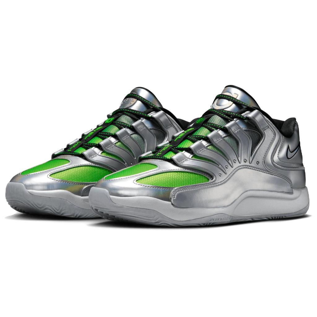 Nike KD 18 EP EYBL мужские кроссовки серебристый металлик-серебристо-зеленый-Strike IF2518-001