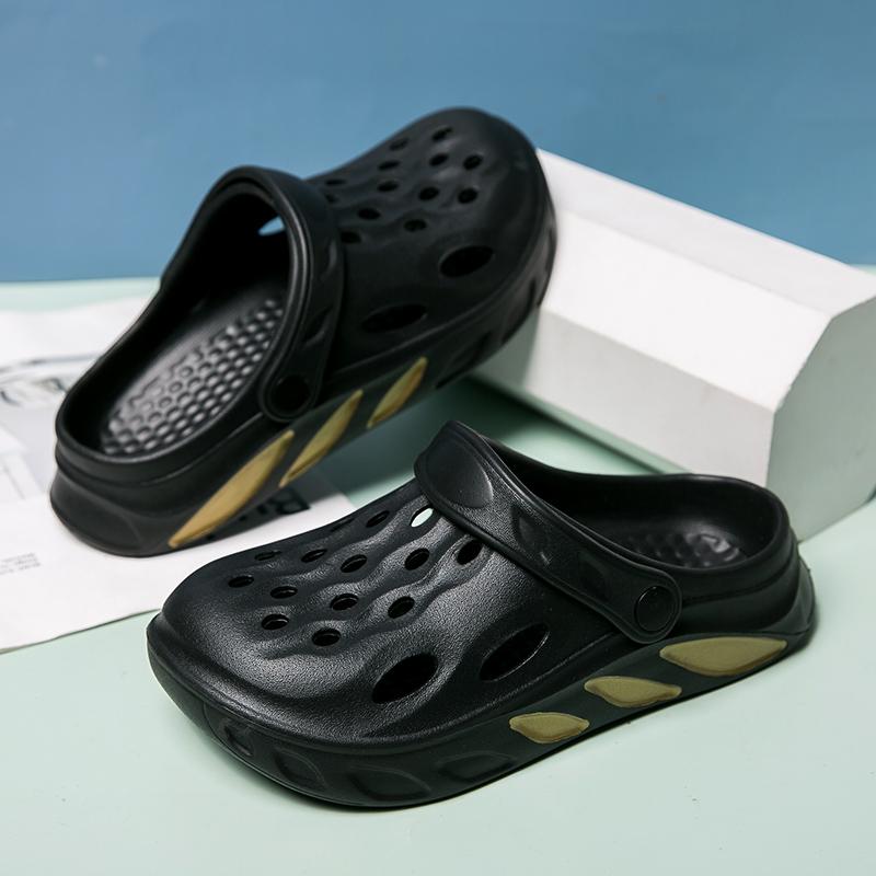 Унисекс 36~45 Модные летние сабо с пряжкой для мужчин и женщин Дизайнерские пляжные сандалии на платформе для отдыха на открытом воздухе Тапочки Шлепанцы Обувь для поваров и сада