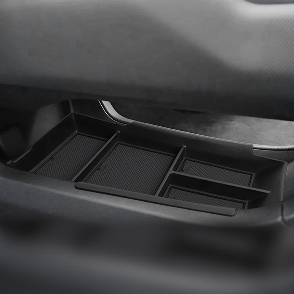 Для Chevy Chevrolet Equinox EV 2025 2025 Нижний ящик для хранения на центральной консоли Центральный лоток ABS Органайзер Автоаксессуары Черный