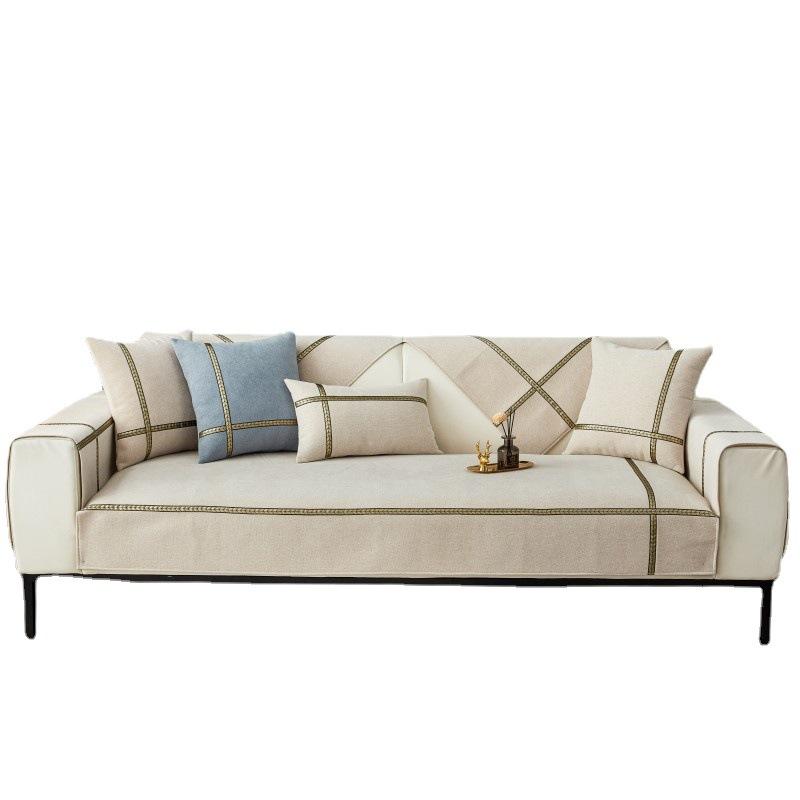 Подушка для дивана из синели Four Seasons, нескользящая подушка для дивана, подушка для сиденья, оконная подушка