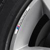 For BMW M Logo Performance F10 F31 E36 E39 E87 E90 G01 G20 G30 X3 X5 M3 M5 X2 X4 X6 4Pcs Car Wheel Hub Edge Sticker Emblem Badge