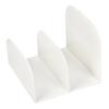 Desktop Book Ends Desktop Book Storage Rack Organizer Plastic Desktop File Book Rack White