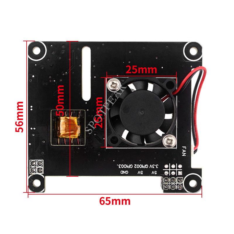 Raspberry Pi 4B/3B+ Gigabit Ethernet POE Expansion Module, IEEE802.3af Compatible