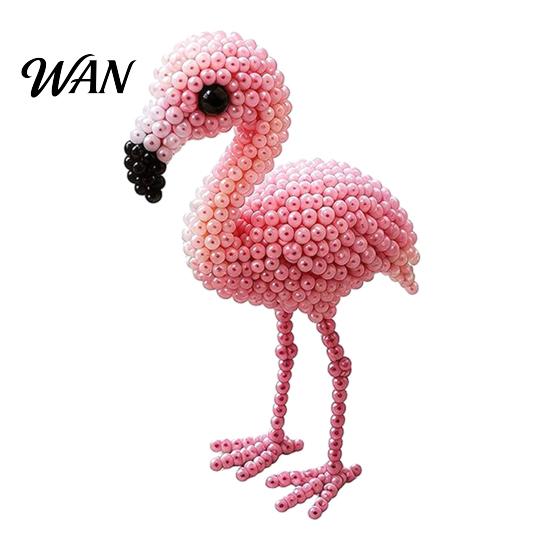 3D Animal Crafts DIY Bird Beading Kit, Bead Craft with Colorful Beads Vibrant for Accessories, Cute Beaded Project Adults And Teens Creative Gift Kit