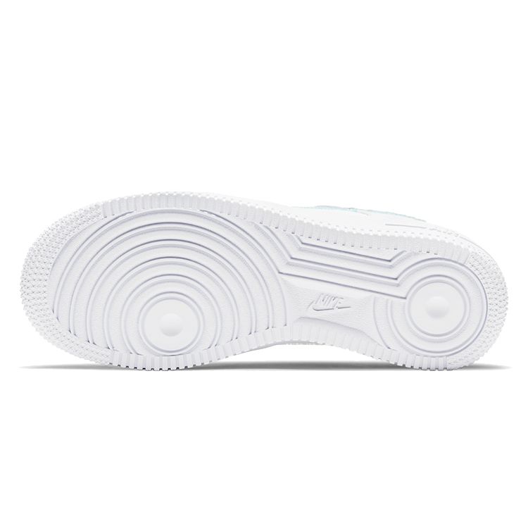 Nike Детские кроссовки Air Force 1 LV8 GS Digital Swoosh Белый Многоцветный Черный CW1577-100