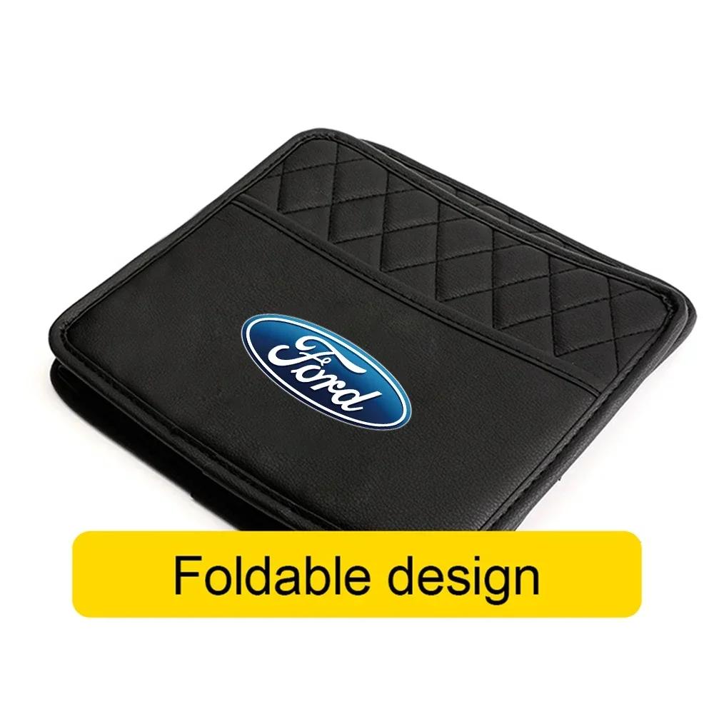 New 2026 Car Sticker For Ford Car Seat Back Storage Bag Tablet Phone Drink Snack Umbrella Organizer Box For Ford Ranger ST Focus