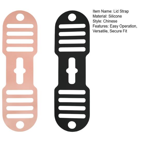 1/2 шт. Силиконовый ремешок для крышки Пищевой Легкий в использовании Прочный Многоразовый Многоцелевой Универсальный Растягивающийся ремешок для крышки