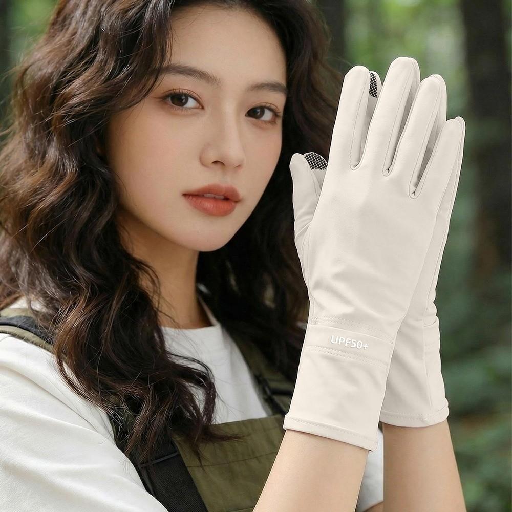 Ice Feeling Sunscreen Gloves UV Protection Cycling Gloves Fashion Driving Gloves