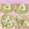 Festival Traditional Cute Zongzi Plush With Pp Cotton Filling Toy Keychain