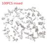 100pcs Mixed Charm Pendants Jewelry DIY
