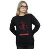 Marvel Womens/Ladies Deadpool Gun Sword Burst Sweatshirt