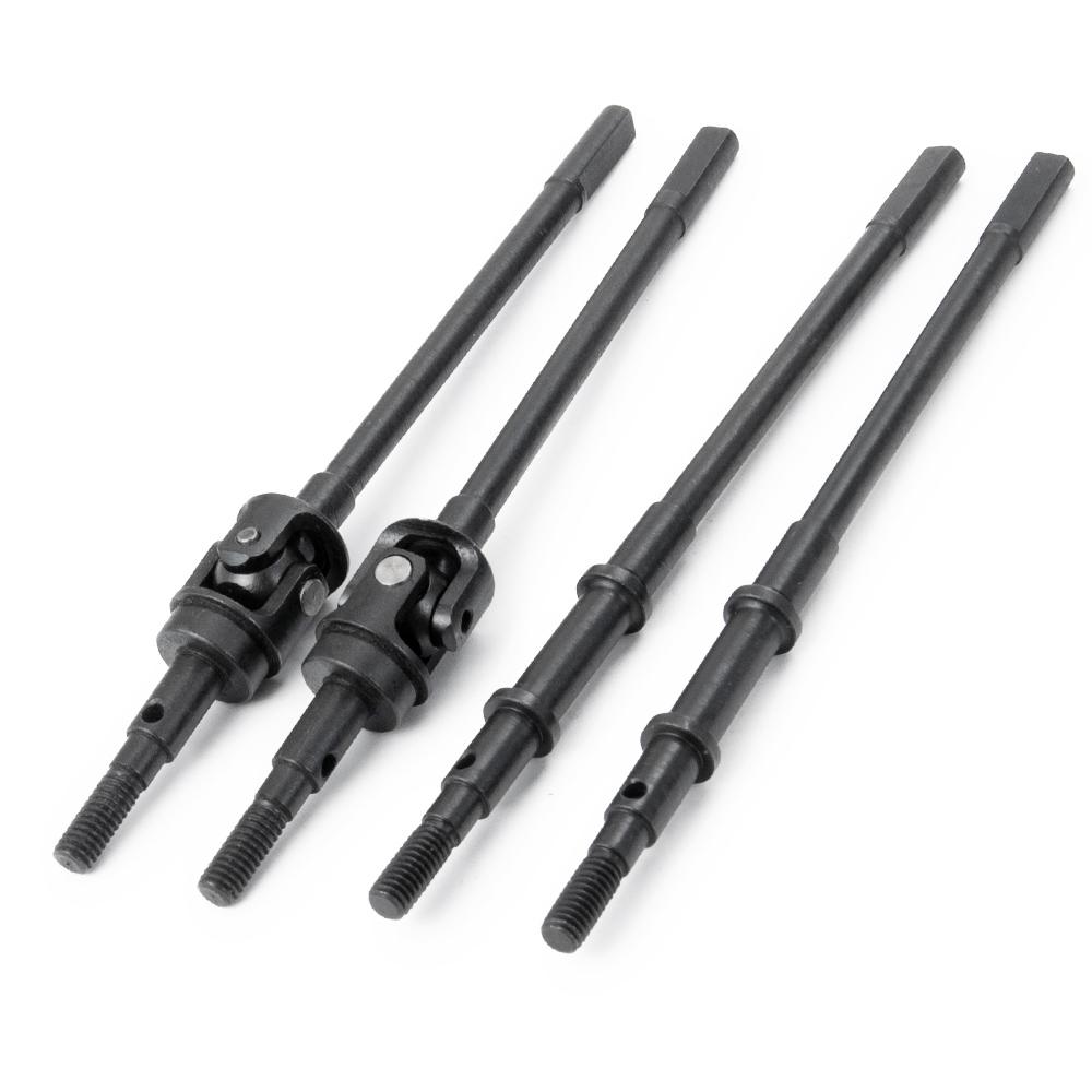 Heavy Duty AR44 Axles Front Rear Joint CVD Drive Shaft Dogbone - for 1/10 RC Crawler Axial SCX10-II 90046/90047 JEEP Wrangler