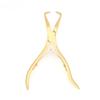 Golden 1 Piece Stainless Steel Hair Extensions Pliers for Removal Micro Link Pliers Link Ring Beads Opener Hair Extensions Tool
