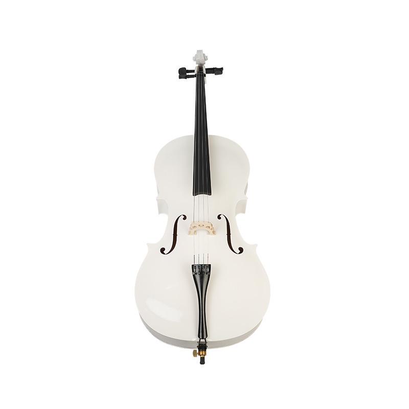 Professional White Linden Plywood Cello for Beginners and Adults