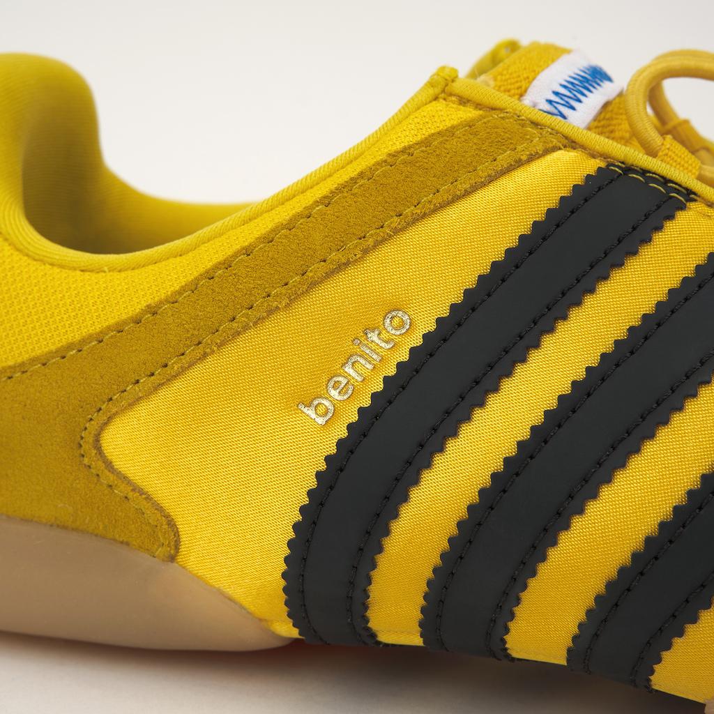 Bad Bunny x adidas Балерина Смелое золото Мужские кроссовки Желтый Основной черный Резина JQ9230