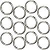 [GEJ-Tech] Изготовлен из титана маленькое двойное кольцо Круглый пресс легкий брелок (Титан первичный цвет 14мм набор 12 штук)