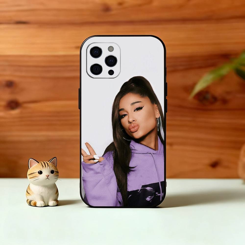 AG A-Aesthetic Phone Case For iPhone 17, 16,15,14,13,12,11 Plus,Pro Max, Others Soft Black Cover