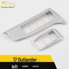 Left Center Console Decoration Frame & Headlight Control Ring for 17 Outlander