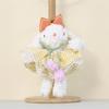 Colorful Bunny Plush Doll With Pp Cotton Filling Perfect For Backpacks And Kids Gifts