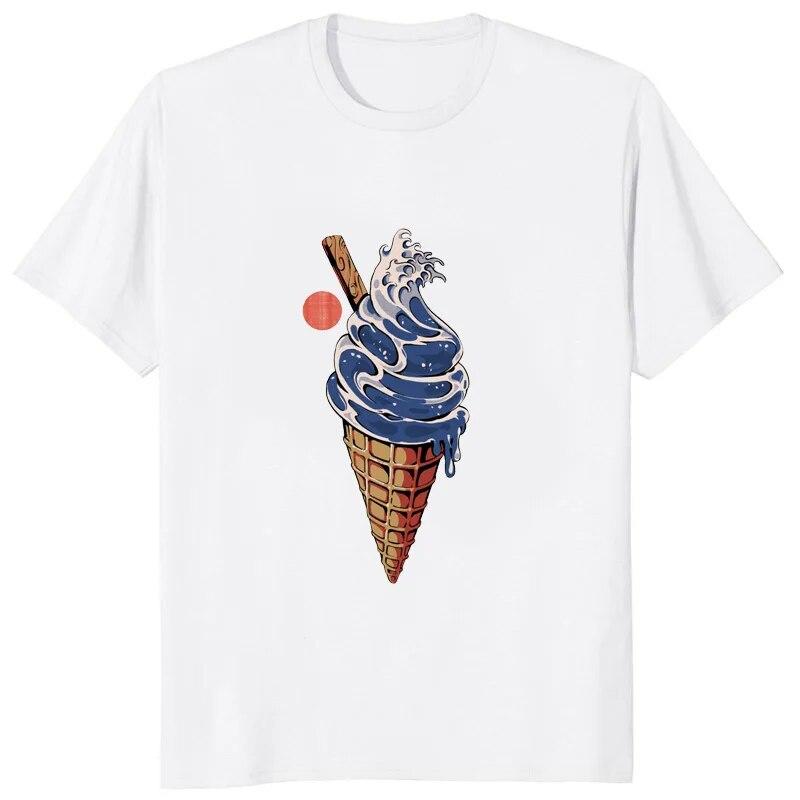 Новое поступление, японская еда, суши, рамэн, такояки кайдзю, футболка унисекс с графическим принтом, хипстерская женская футболка в стиле Харадзюку, летняя повседневная футболка