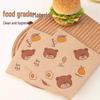 Oil-Proof Disposable Paper Bag for Hamburgers, Sandwiches, and Breakfast Wraps
