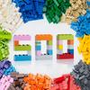WYSWYG 500 Piece Basic Block Set Compatible with LEGO Classic Blocks 12 Colors 14 Shapes Kids Ages 6 and Up - - -