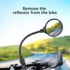 Rotatable And Adjustable Wide Angle Rear View Universal Motorcycle Bike Handlebar Rearview Mirror Shockproof Convex Mirror