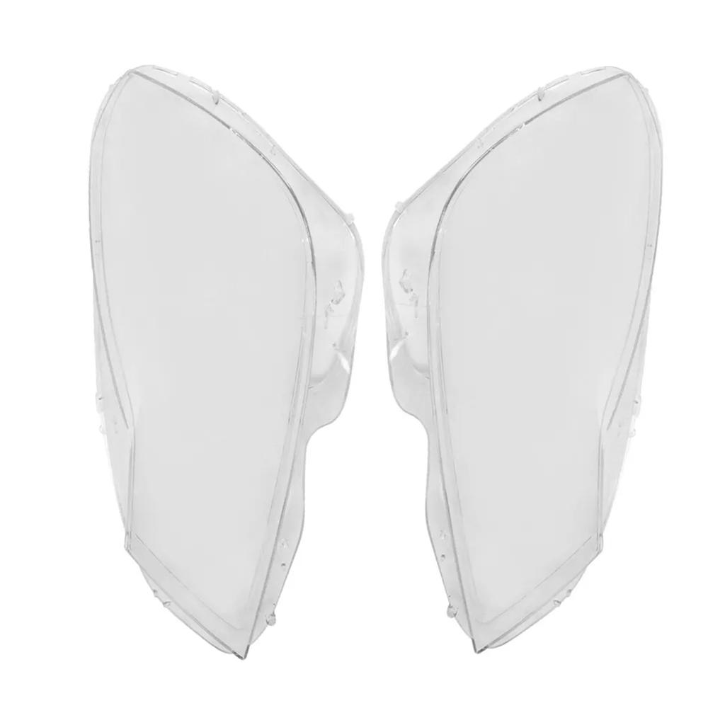 2PCS Front Headlight Lens Cover LampShade For Mercedes Benz C W204 2011-2015