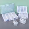 ПП Коробка для хранения Мини Прозрачный Пластиковый Контейнер Квадратный Прямоугольный Упаковочная Коробка Для Ювелирных Изделий Бусин Мелких Предметов