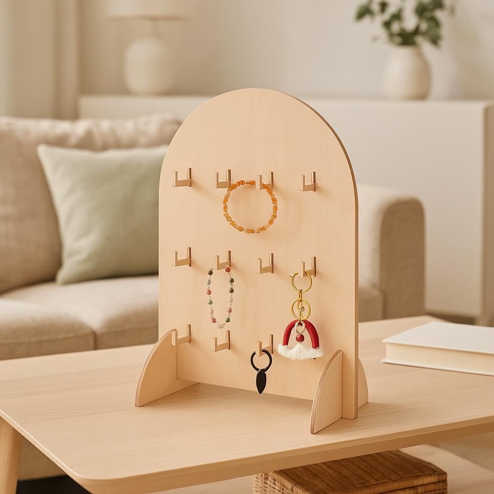 Detachable Jewelry Storage Rack Arch Ring Holder Multifunctional Necklace Display Stand Trade Show