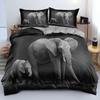 3D Elephant Pattern Bedding Set Bedding Set Bedroom Home Bedding Set Quilt Cover Pillow Case 2/3 Pieces Ultra Soft Home Decoration