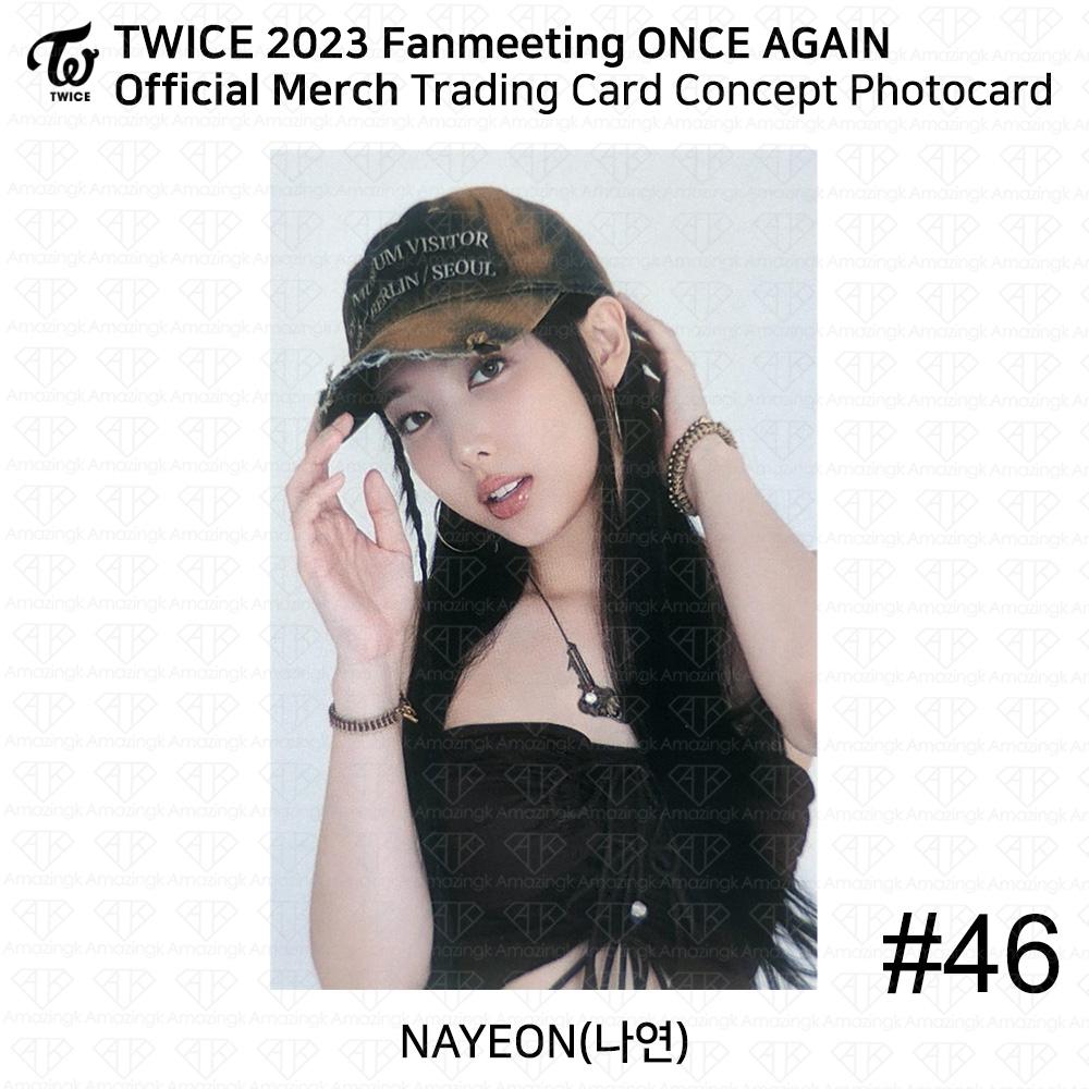 Twice Фан-встреча «ONCE AGAIN» в честь 8-й годовщины. Всплывающая карточка с коллекционной карточкой MD.