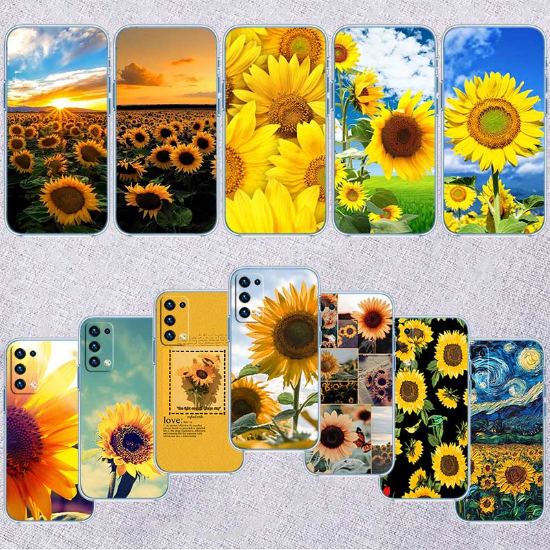 UP47 Sunflower Flower Phone Case for Motorola Moto G10 G20 G30 G31 G32 G34 G35 G41 G42 G50 G51 G52 G55 G60 G60S G62 G71 G72 G75