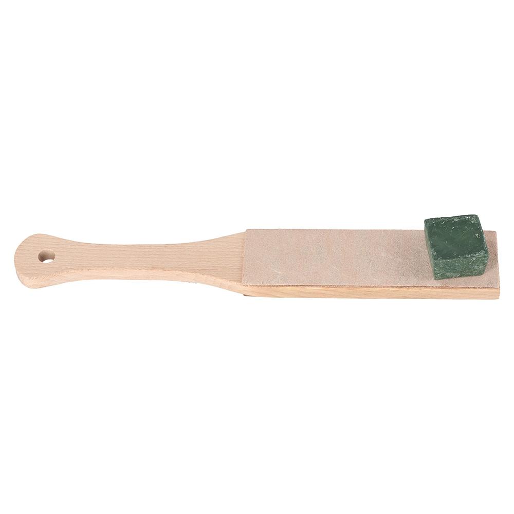 Grinding Paste Abrasive Tool Sharpener Blade Razor Polishing Board Strop Dual Sided Leather Tools