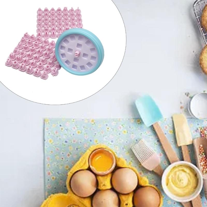 Alphabets Number Letter Fondant Cake Biscuits Mold Cookie Stamps Letter Cutter Cake Biscuits Mold DIY Embossed Cutters