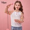 Полосатая толстовка с капюшоном для девочек Disney