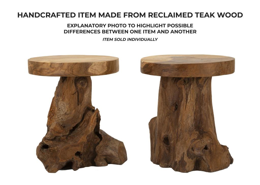 Jamet Stool Teak Cm Ø 35X40