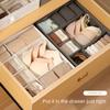 Dustproof Underwear Storage Box Stackable Space Saving Wardrobe Clothes Divider Moisture-Proof Anti-mite Bra Socks Organizer