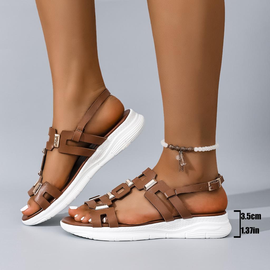 Fashion High-quality Fashion Casual Beach Shoes Comfortable Soft Soled Hook Loop Sandals New Male Roman Shoes New Summer Women Sandals