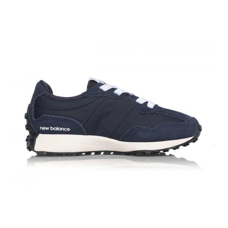 New Balance Nb 327 Кроссовки детские с круглым носком, на шнуровке, с низким верхом, для бега, синие PH327FD