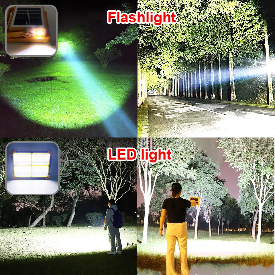 66000000LM Outdoor Solar Lamp Super Bright LED Solar Light External Solarlight Solar Hanging Lantern 20000mAh Rechargeable Light