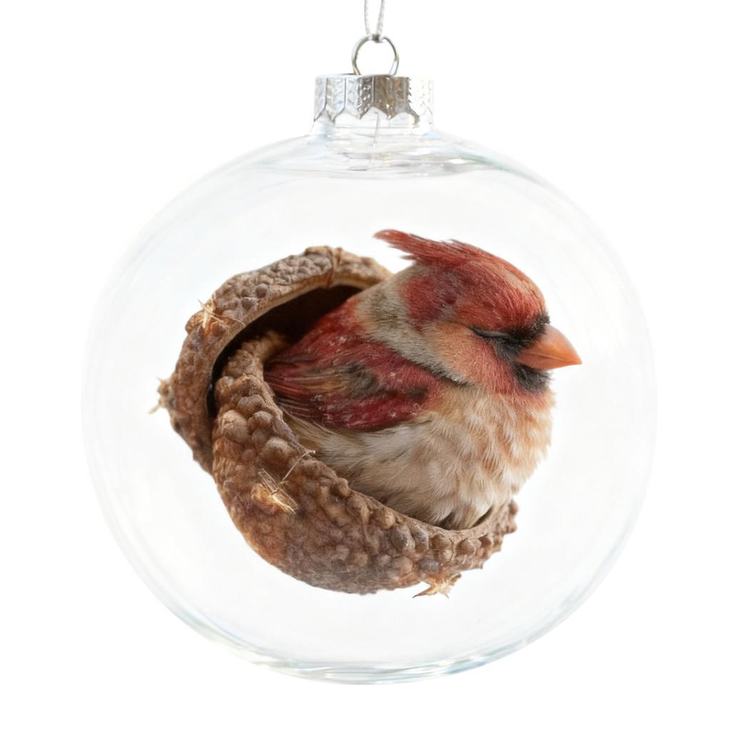 Игривая животная акриловая рождественская шаровая декорация, Украшение серии Animal Wonder, Жизнь Рождественский декоративный шар Зимний праздник (Морская черепаха)