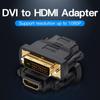 Vention DVI-HDMI адаптер двунаправленный DVI D 24+1 штекер-HDMI-мама кабельный разъем-конвертер для проектора HDMI-DVI