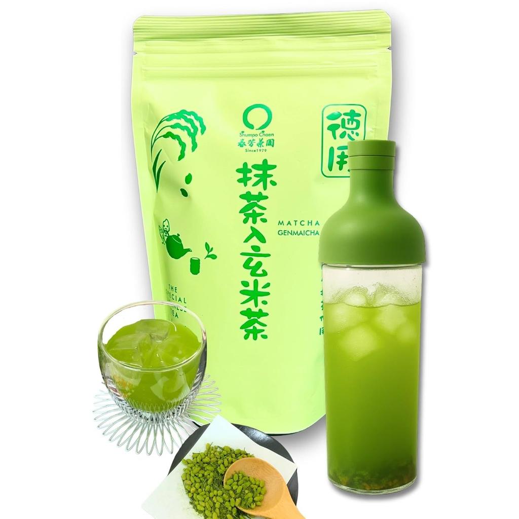 Spring Blossom Tea Garden Matcha-infused Genmaicha Cold Brew Shizuoka Prefecture Makinohara Yabukita Variety Bulk Matcha Leaves 200g Sencha Deep (Cold