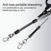 Fishing Scissor with Anti-lost Hand Rope Sharp Serrated Blade Compact Design Portable Multi-functional Metal Scissor