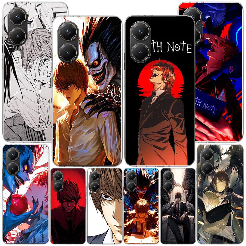 Чехол для телефона N-Note D-Death Ягами Лайт Для Xiaomi Poco X7 X6 X5 Pro F7 Ultra Redmi 15C 15 13C 13 12C 12 10 10A 10C 9 9A 9C 9T Co
