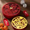 Traditional Spring Festival Snack Serving Tray Divided Candy Storage Box  Candy