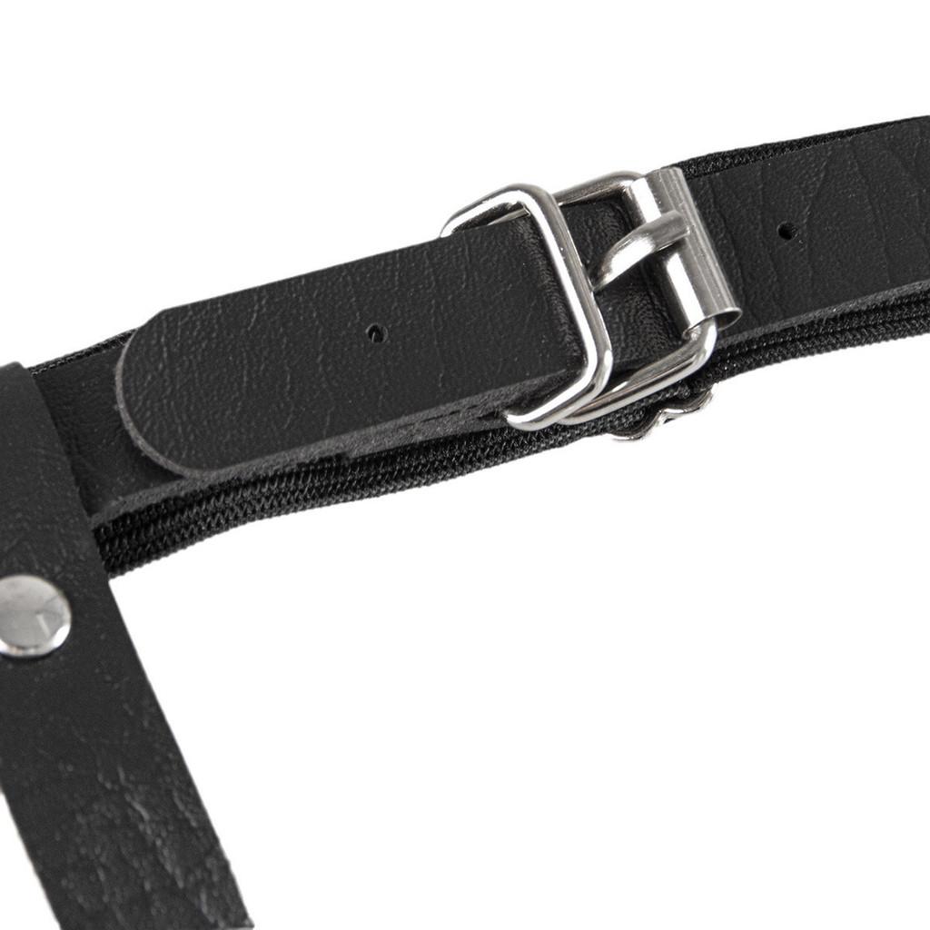 Панк Подвязка из ПВХ Регулируемая Эластичная Модный Аксессуар для Взрослых Женщин